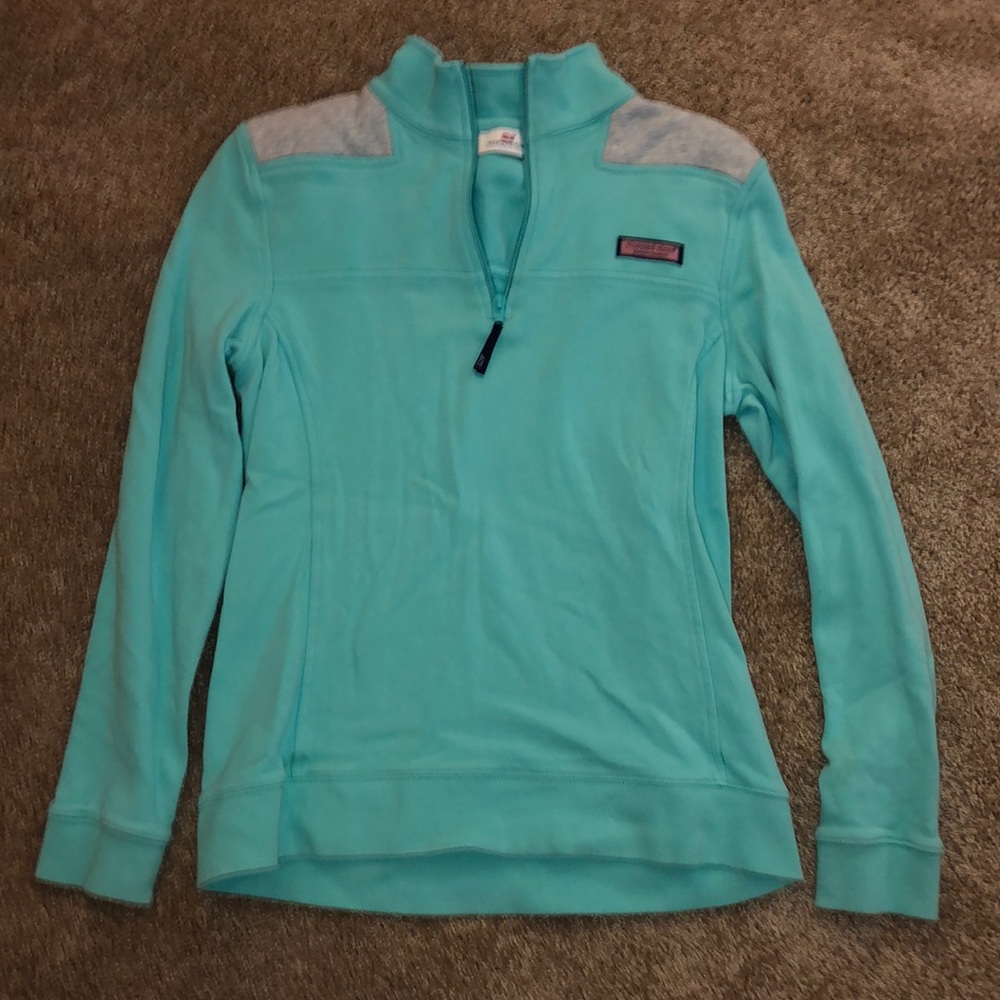 Vineyard Vines Martha’s Vineyard Aqua Quarter-Zip